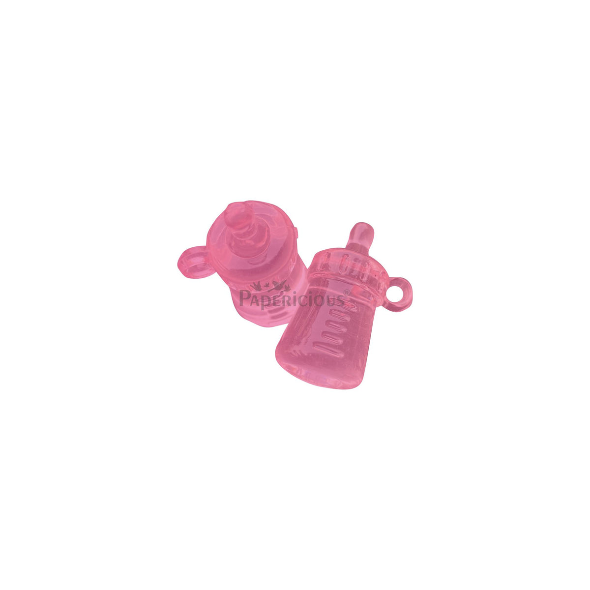 PAPERICIOUS - Baby Girl Bottle Embellishment - Ready to Use - 2 Pc