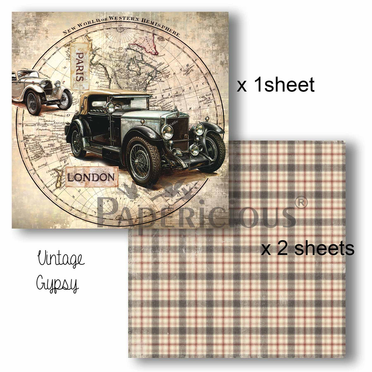 Papericious - Decoupage Papers - Vintage Gypsy