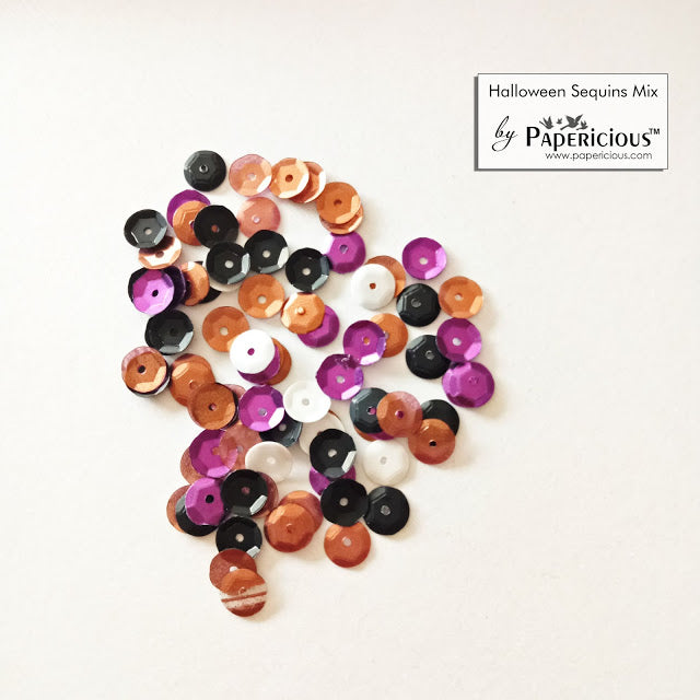 Papericious - Shaker Sequins Mix  - Halloween