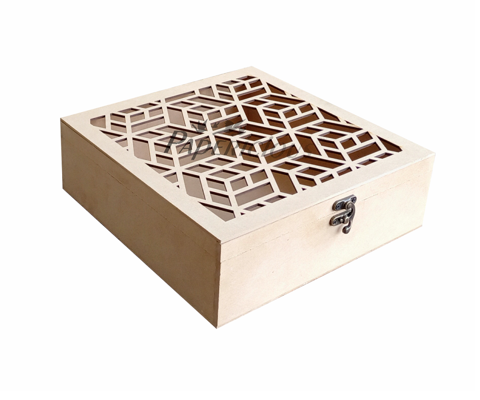 Papericious Laser Cut MDF Boxes - Hexa Mix