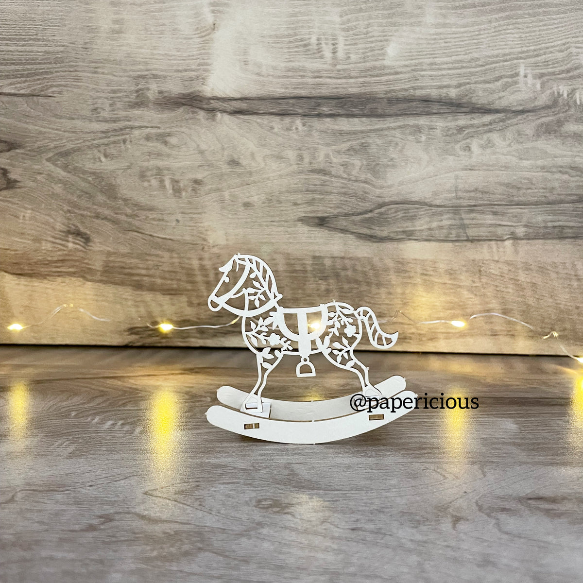 PAPERICIOUS - 3D Chipboard Embellishments - Riding Horse