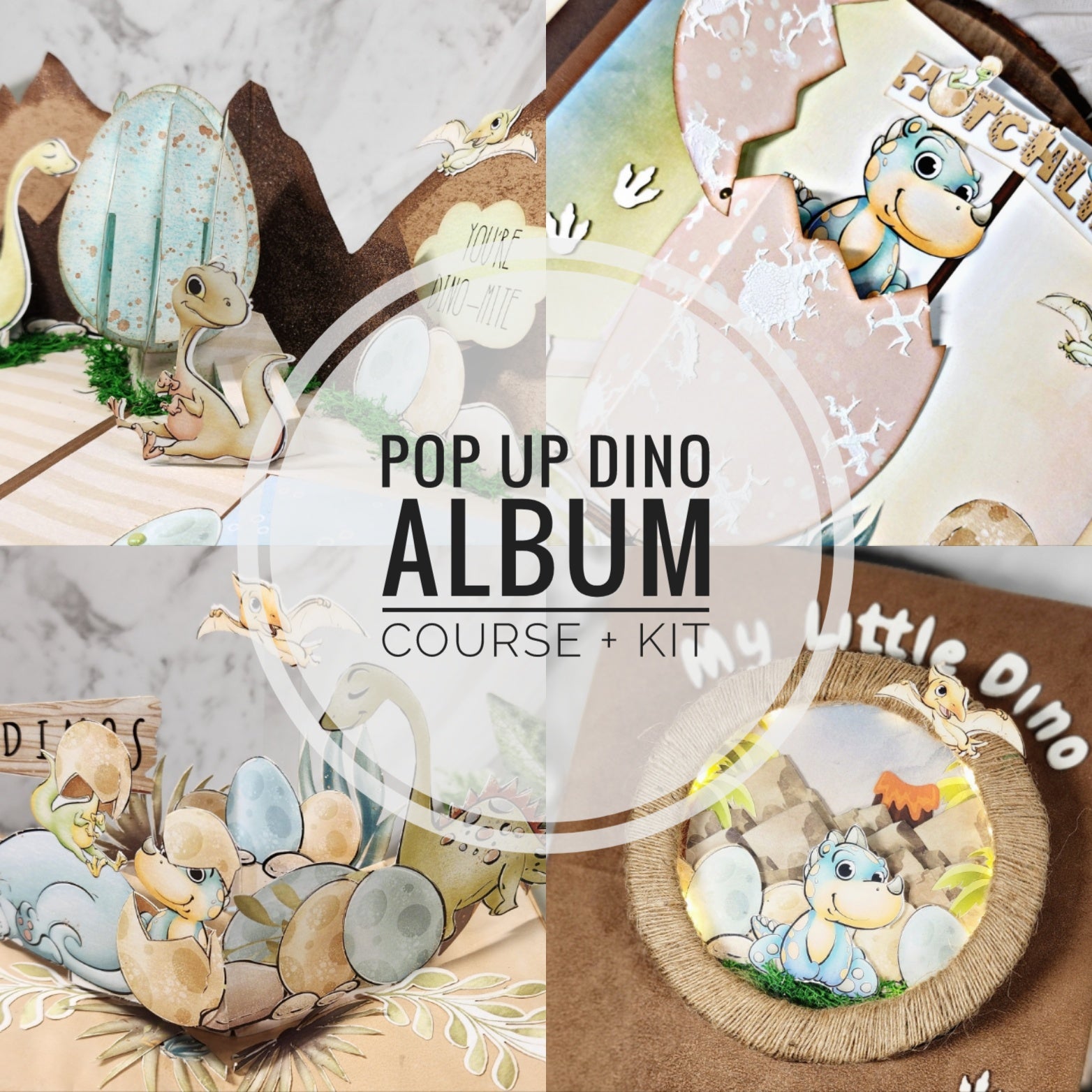 Pop Up Dino Album COURSE+ KIT