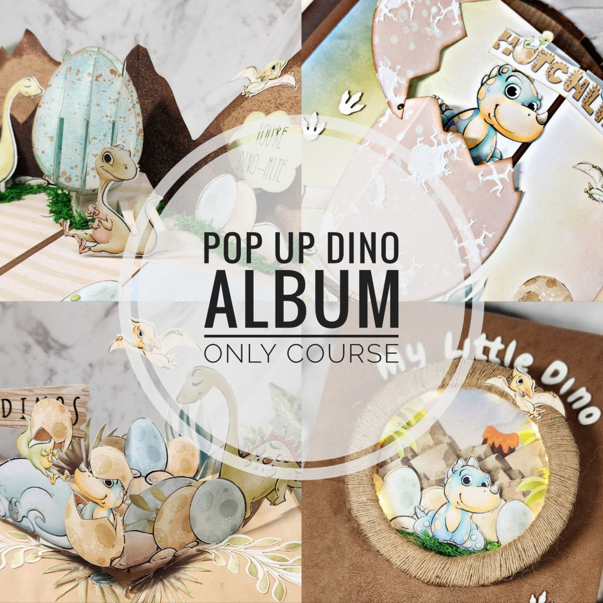 Pop Up Dino Album ONLY COURSE