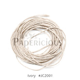 PAPERICIOUS - Ivory Jute Cord - 1.2mm thick of 5 yards