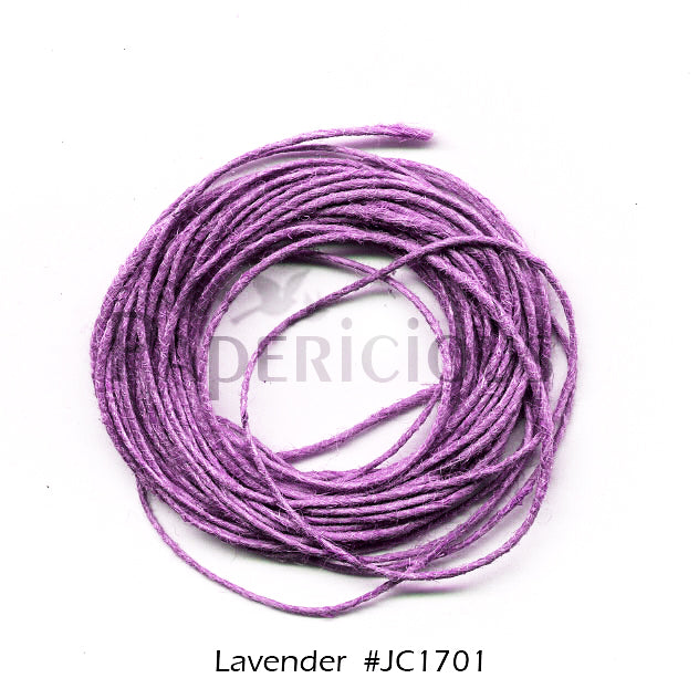 PAPERICIOUS - Lavender Jute Cord - 1.2mm thick of 5 yards