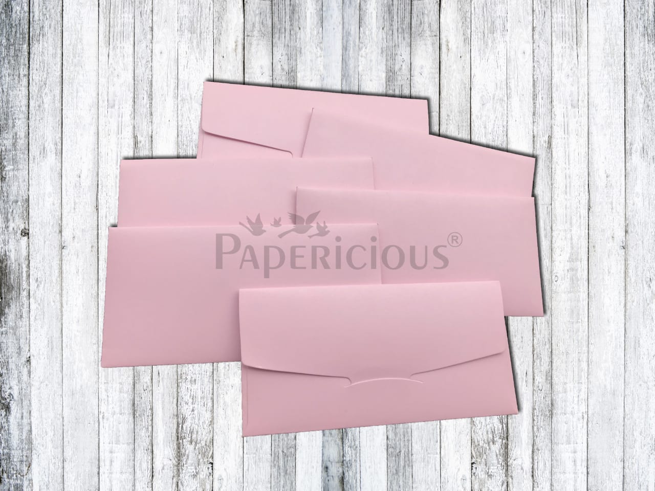 Papericious - Baby Pink - Cash Envelope  6 Pcs