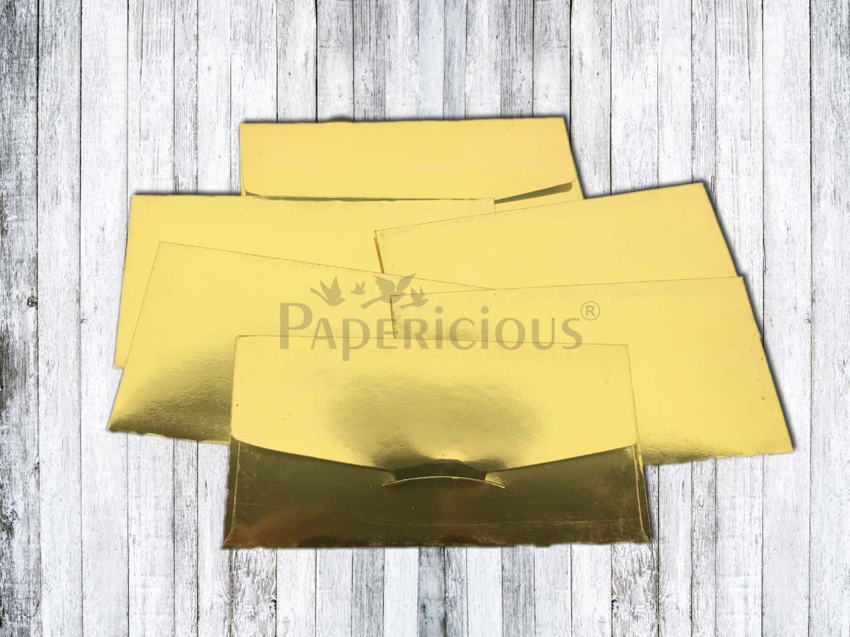Papericious - Gold Mirror - Cash Envelope 6 Pcs