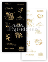 Papericious - Happy Together - Die-Cut Embellishment - Motif Sheets