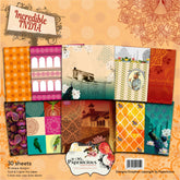 PAPERICIOUS - Incredible India -  Designer Pattern Printed Scrapbook Papers / 30 sheets
