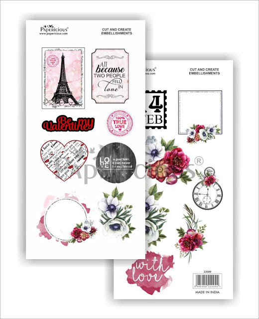 Papericious - Perfect Affair -  Cut & Create Embellishments 6x12inch