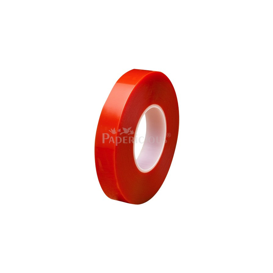 PAPERICIOUS - Red Double sided Tacky Tape - 18mm / 0.75 inch
