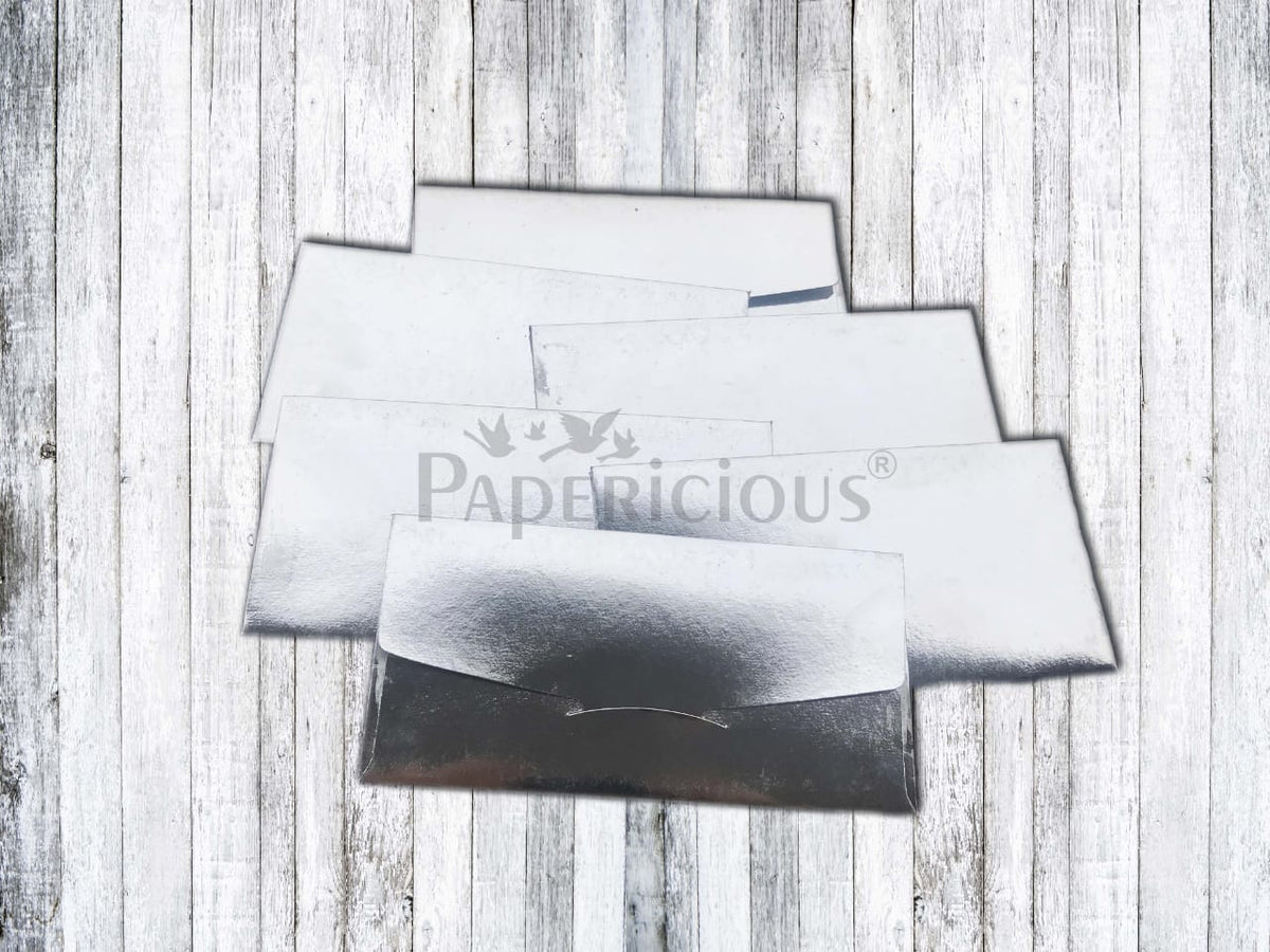 Papericious - Silvertone - Cash Envelope 6 Pcs