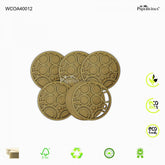 PAPERICIOUS Laser Cut Coasters - Rounded Circles - 3.75 x3.75 inch