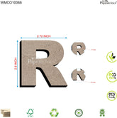 PAPERICIOUS 2.5 inch MDF Capital Letter Alphabet - R