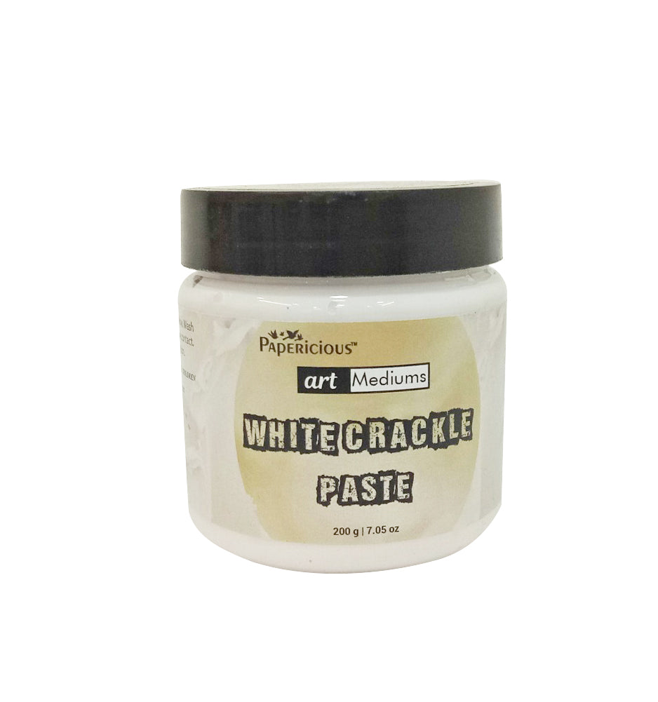 PAPERICIOUS  White Crackle Paste