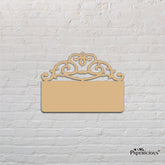 PAPERICIOUS 4.2mm thick MDF Name Plate Contemporary