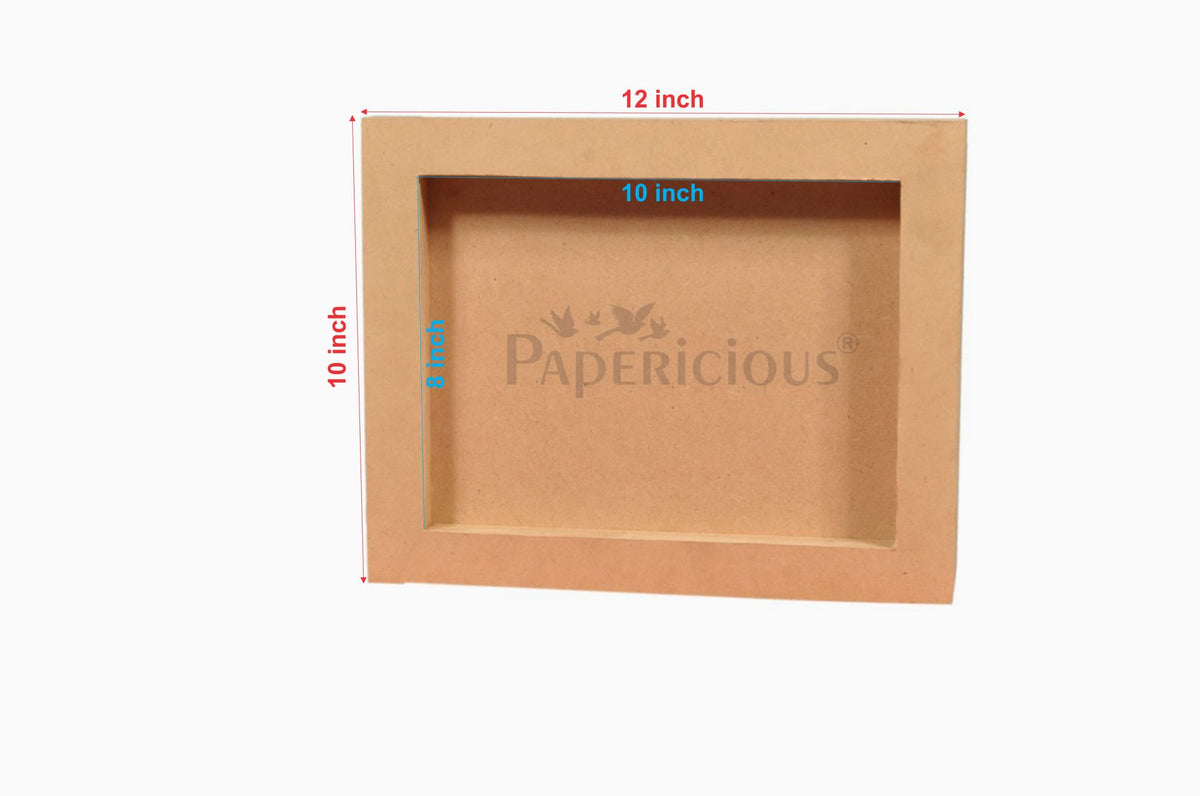 PAPERICIOUS MDF Shadow Box - 10x12 inch