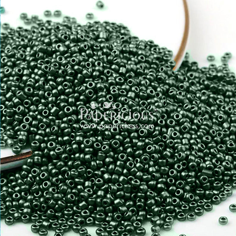 Papericious - Shaker Beads  - Emerald Green