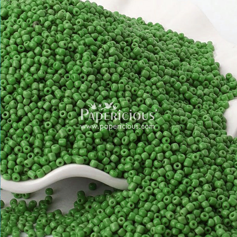 Papericious - Shaker Beads  - Forest Green