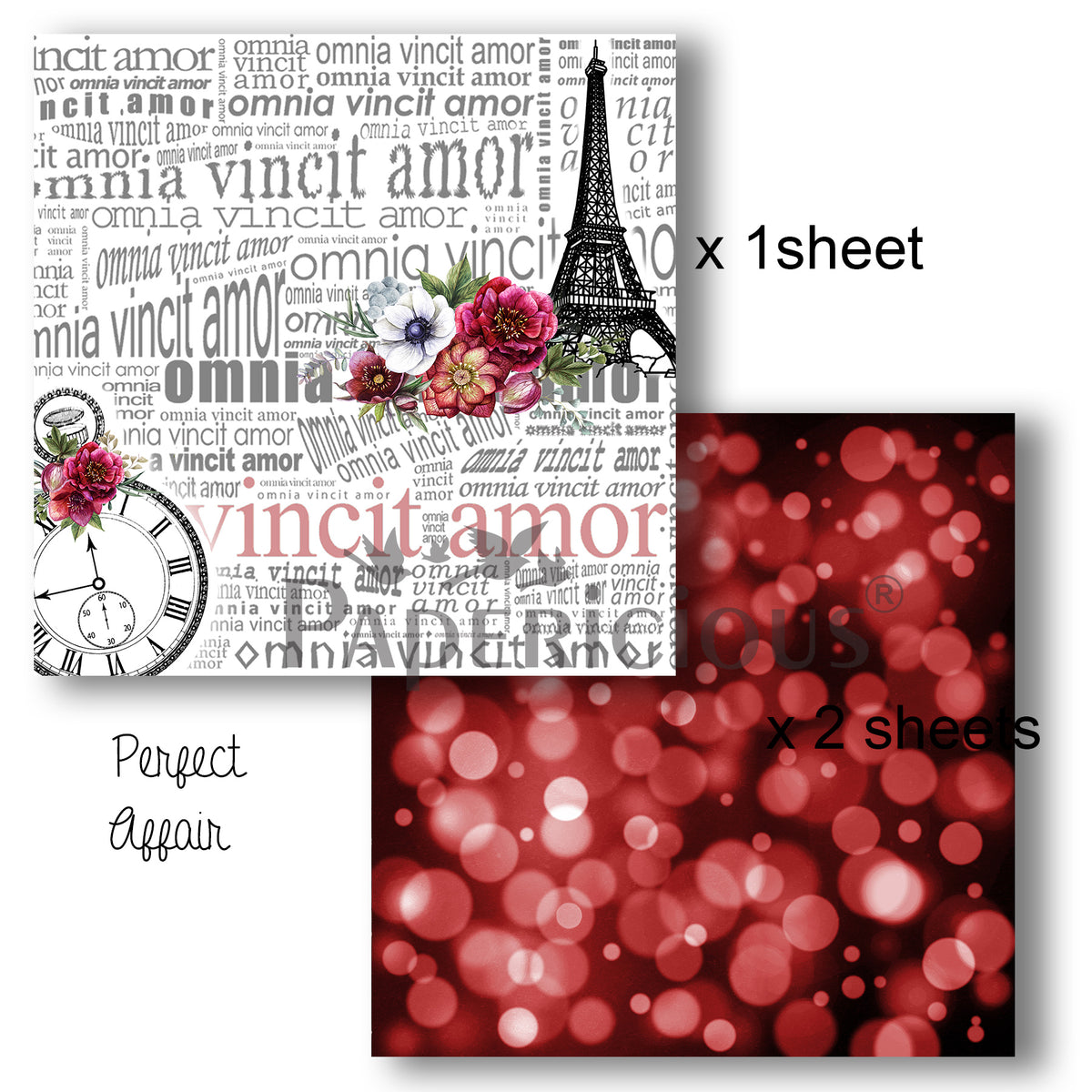 Papericious - Decoupage Papers - Perfect Affair