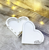 PAPERICIOUS - 3D Chipboard Embellishments - Heart Box