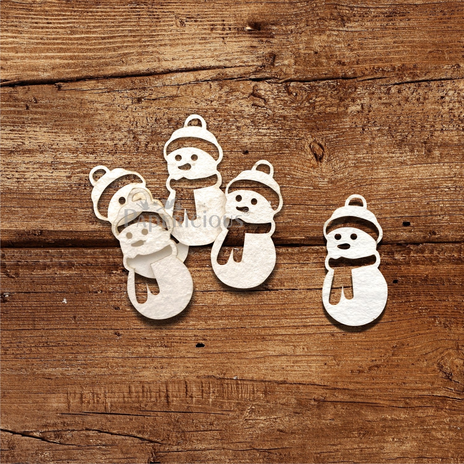 PAPERICIOUS - Mini Embellishments - Christmas / Xmas Snowman