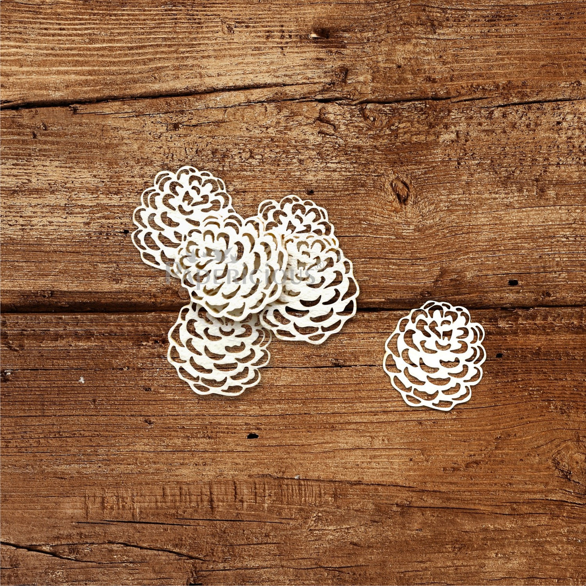 PAPERICIOUS - Mini Embellishments - Christmas / Xmas Pine Cones