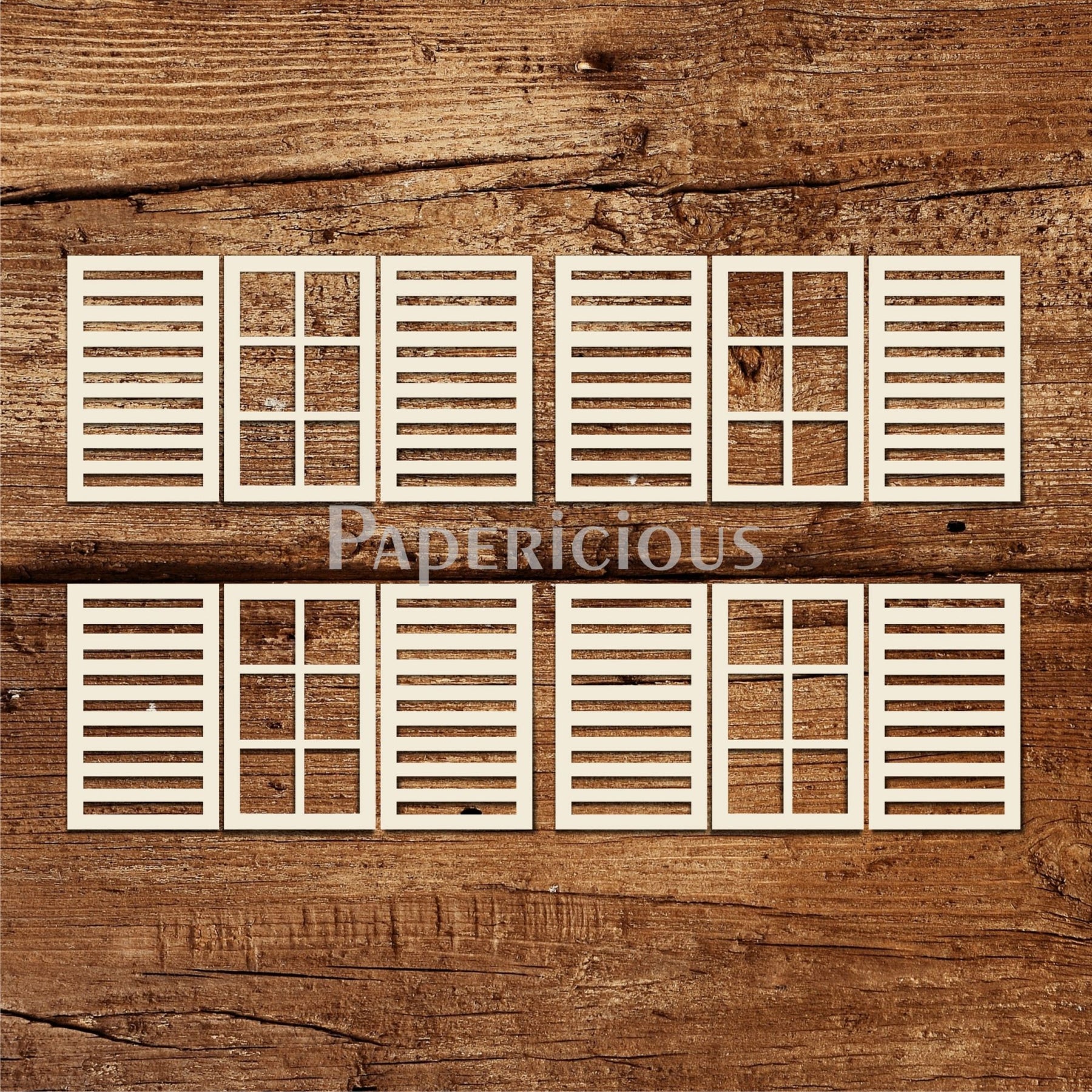 PAPERICIOUS - Mini Embellishments - Christmas / Windows