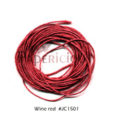 PAPERICIOUS - Wine Red Jute Cord - 1.2mm thick of 5 yards