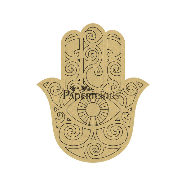 PAPERICIOUS 4mm thick Pre Marked MDF Texture of Hand