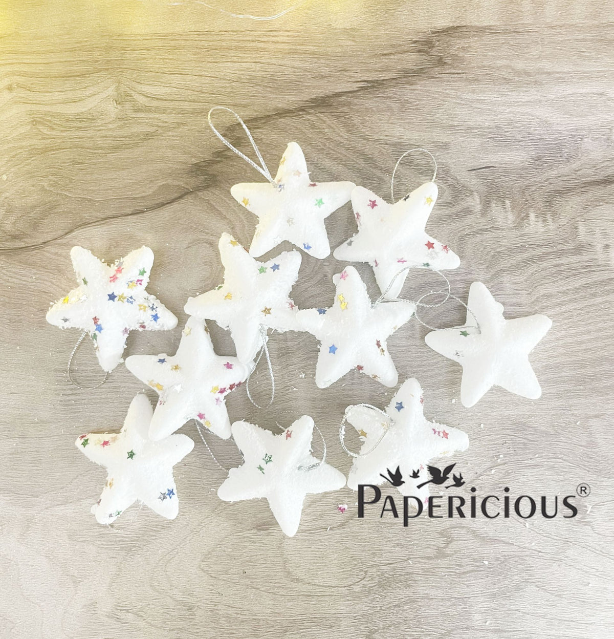 PAPERICIOUS Christmas Snowy Stars